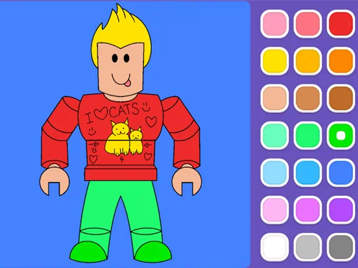 Игра-раскраска Roblox