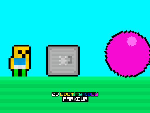 2D-игра Obby Rainbow Parkour
