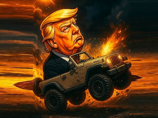 Игра Trump Wheelie Challenge