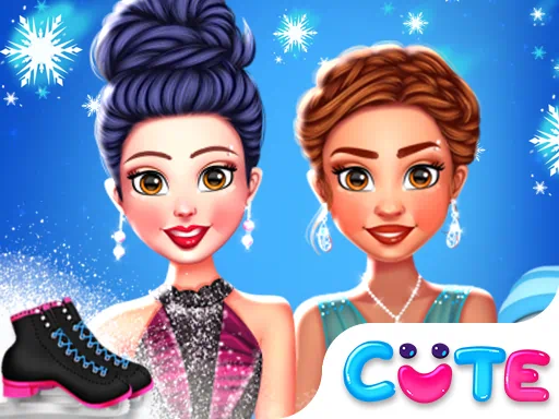 Игра «Зимние наряды принцессы для катания на коньках»