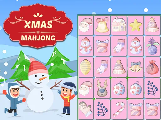 Рождественская игра маджонг cover image