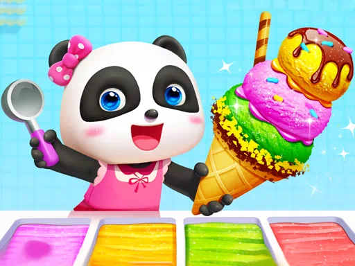 Игра «Маленькая панда с мороженым»