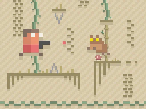 Игра-приключение «Бумажная пиксельная игра» cover image