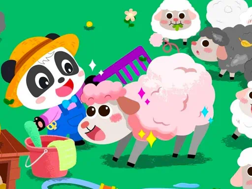 Игра «Ферма животных для малышей панд»