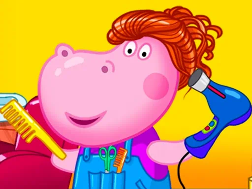 Игра «Парикмахерская Гиппо»