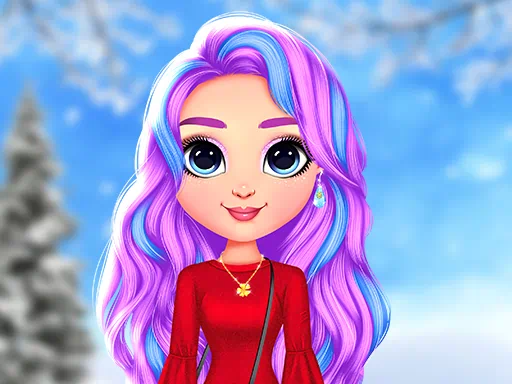 Игра «Идеальные зимние наряды для девочек-радуг»