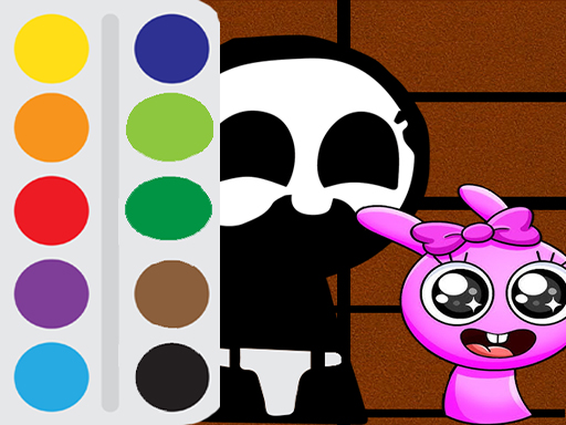 Игра-раскраска Baby Sprunki Incredibox